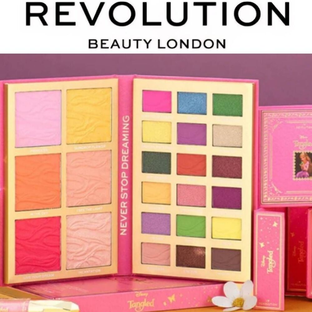 Revolution Beauty X Disney Tangled Face Palette